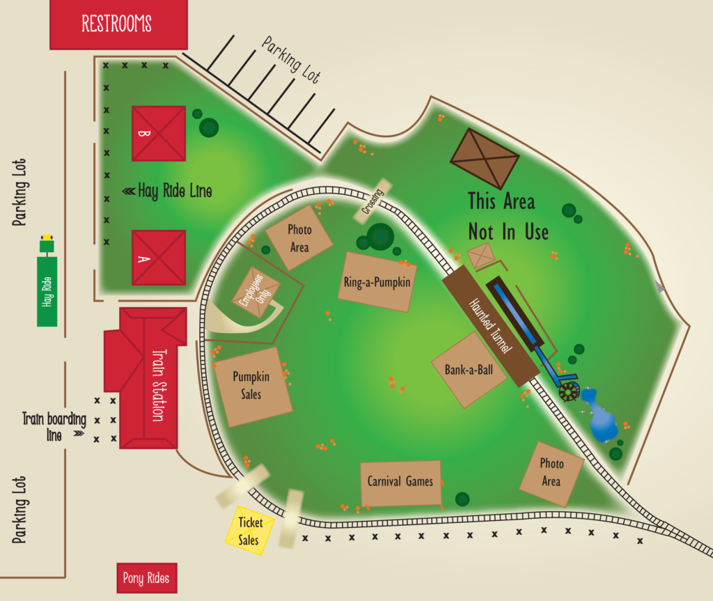 Pumpkin Patch Map - Irvine Park Railroad