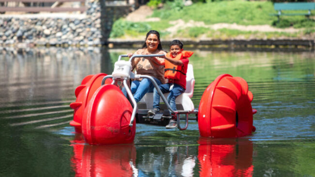 Paddle Boats at Irvine Park Rentals